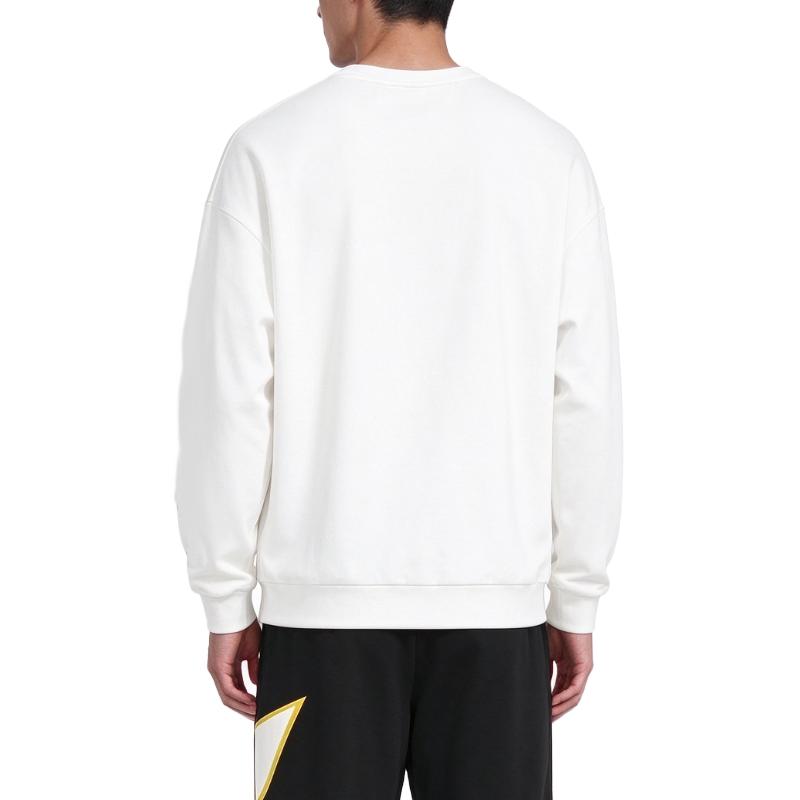 Men's Sweatshirt Li-Ning Versatile Comfortable Fashion Sports Thermal Fleece-Lined Sweatshirt Set Men's