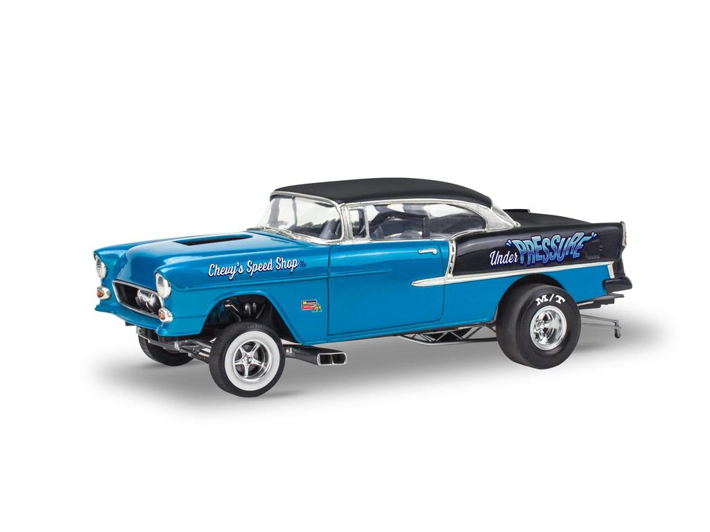 Америка Revell 55 Chevy Bel Air Street Machine Пластиковая модель 14519 Цвет литья 1/24