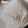 Heart Pendant Necklace For Girls Women Sweater Neck Chain Necklaces Cute Chokers Jewelry
