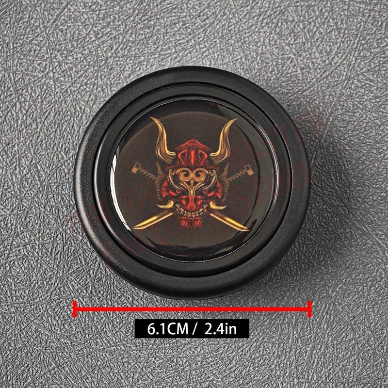 JDM Universal Modified Racing Car Steering Wheel Horn Button Center Cap