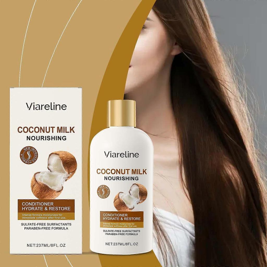 Coconut Milk Conditioner Hydrates, Hydrates, Softens And Improves Dry And Frizzy Hair Conditioner