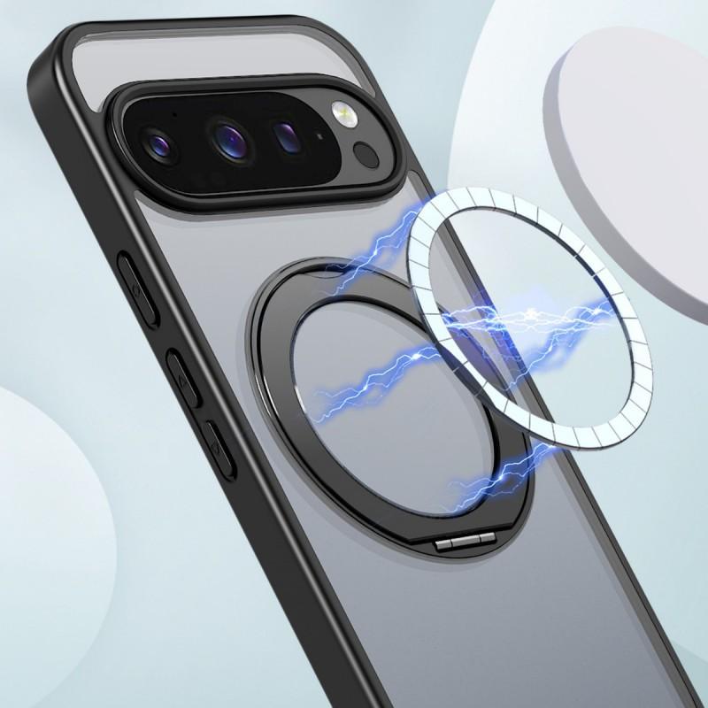 Magnetic Rotating Stand Phone Case Google Pixel 11 Pro XL 10 9A 10A Clear Matte PC Back Cover Shockproof