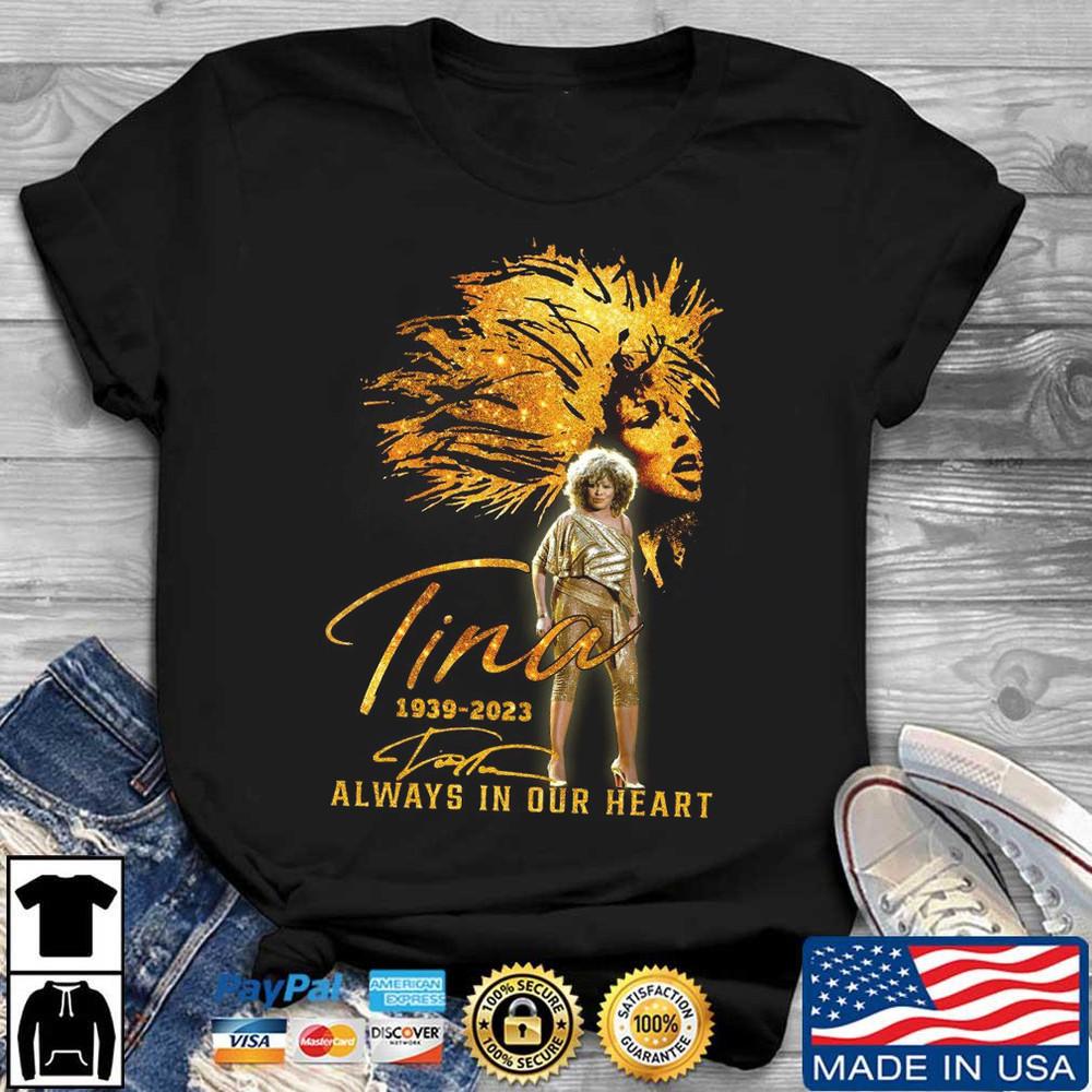 Thank you memories 1939-2023 Tina Turner Shirt S-234XL shirt A296 Unisex T-Shirt
