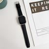 Ремешок для Apple Watch Series 10 9 8 7 SE 6 5 4 3 2 1 42мм 41мм 40мм 38мм силиконовый ремешок с PU покрытием с текстурой наппа