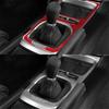 For Chevrolet Camaro Red Carbon Fiber Manual Gear Shift Frame Cover Trim