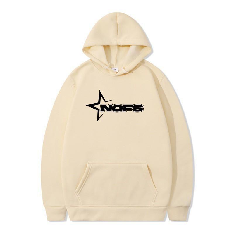 Oversized Letter Print Hoodie Men Women Hip Hop Streetwear Casual Pullover Sweatshirt