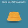 Простая шляпа рыбака однотонная и с двусторонним дизайном для повседневной носки