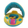 Baby Swim Ring Seat Detachable Sunshade Kid Swimming Ring with Steering Wheel