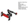 Backseat Headrest Mount Heavy-Duty Tablet Phone Holder with Metal Lock & Silicone Grips Extendable Car Accessory for Family Travel