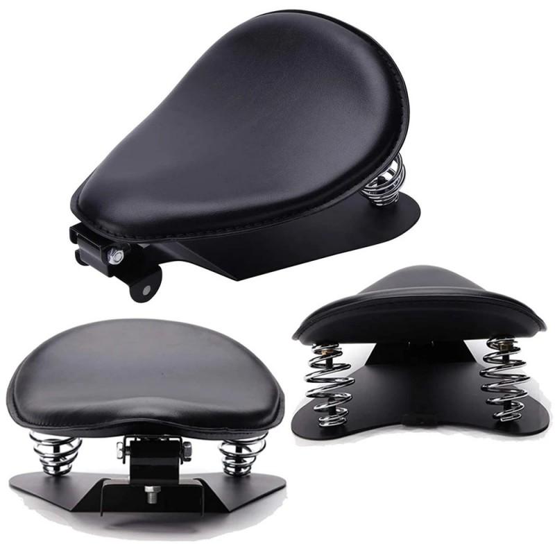 Motorcycle Harley Cruiser Custom Seat Iron Base Vintage Single Pad Steed 400