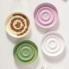 Ceramic Slow Feeder Cat Bowl Non-Tip Small Dog Food Round Anti-choking Thickened and Non-slip Multiple Colors Shapes