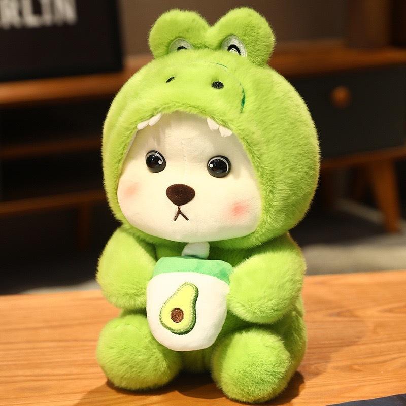 Crossdressing Capibara Unicorn/Panda Teddy Bear Doll Plush Toys Gift For Children