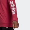 Adidas Женская куртка с капюшоном на молнии с напечатанным логотипом, красная GL0796