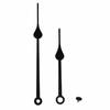 Clock Hands - Drops - Black - 85mm-115mm - With Cap - 1 Piece