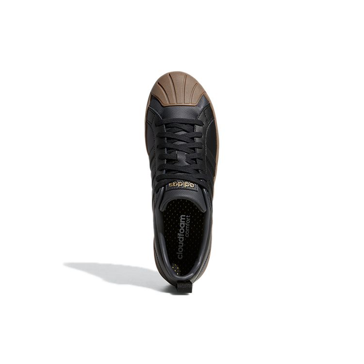 adidas Neo Streetcheck Удобные Прочные Низкие Кеды для Скейтбординга Мужские Кроссовки Черные Коричневые GZ3982