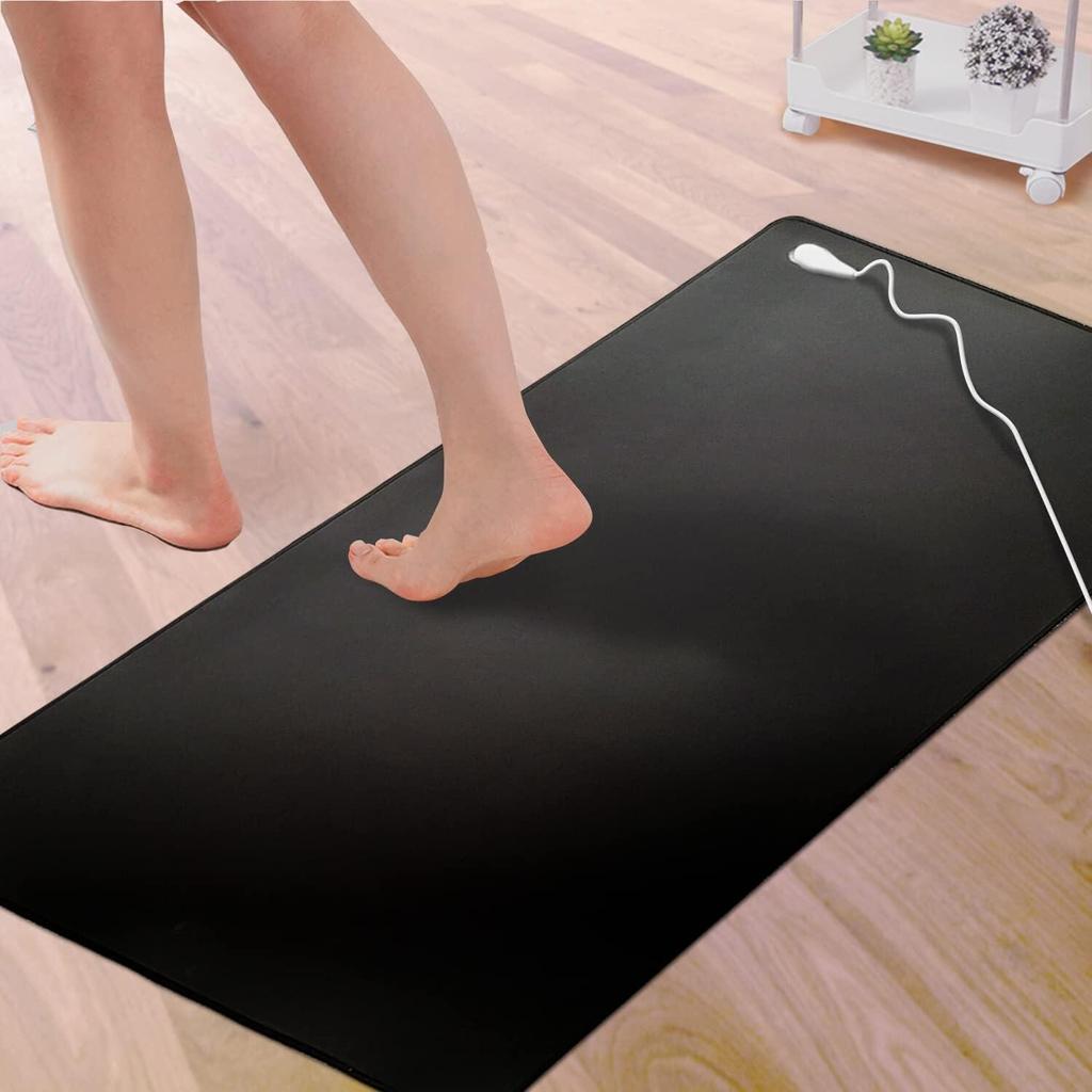 Grounding Mat for Computer, Foot and Bed - Relieves Pain and Inflammation with Negative Ions (100cm X 30cm)