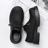 Leather Shoes Men's Autumn 2025 New Casual Heightened British Big-toe Shoes Men's Retro Platform Round-toe Leather Shoes
