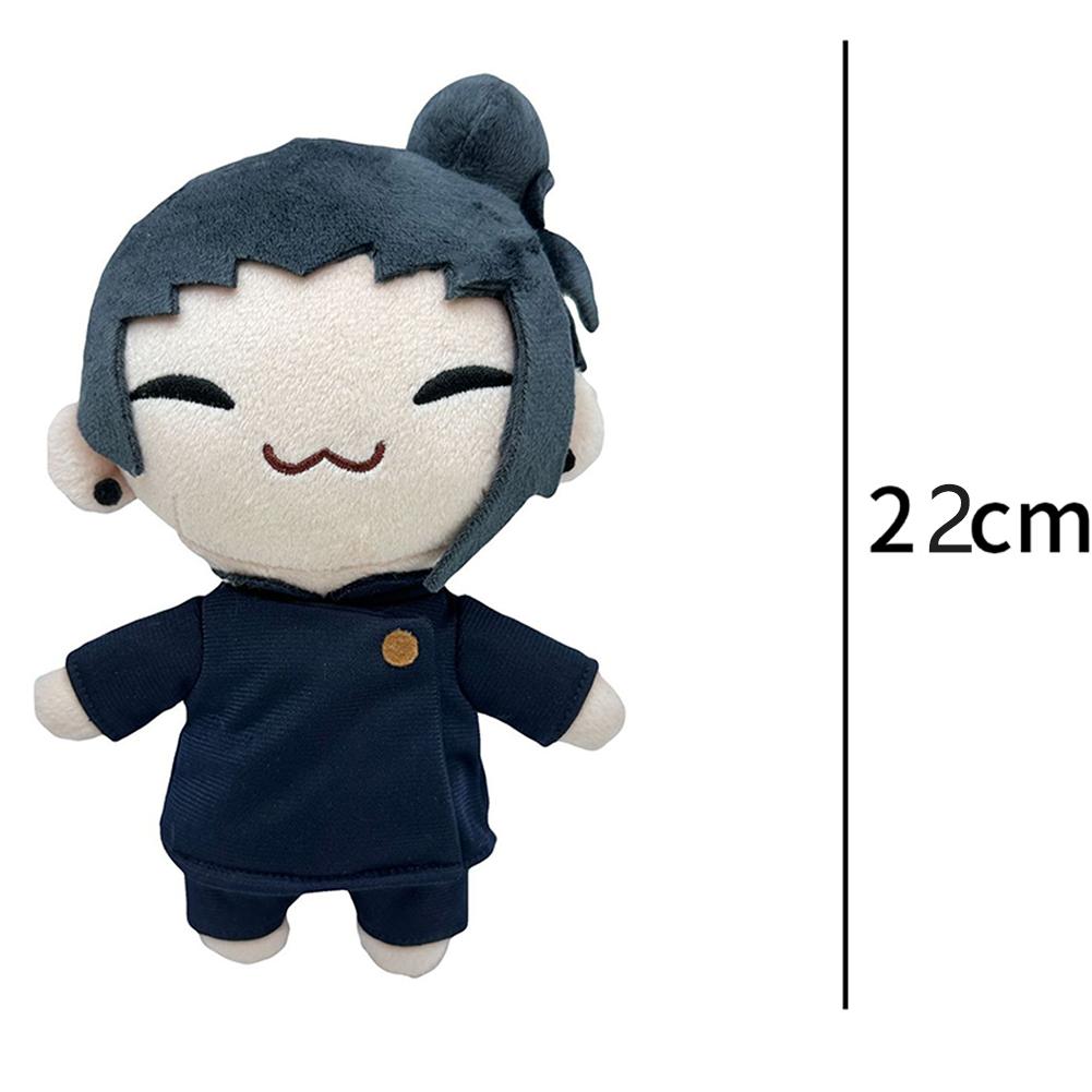 24cm JJK Plush Dolls Kugisaki Nobara Watermelon Sitting Geto Suguru Prison Realm Plush Anime Soft Stuffed Cartoon Toys Kids Gift