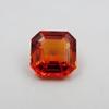 Natural Orange Sapphire Loose Gemstone 8.95 ct Square Cut September Birthstone for Gem Collections