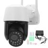2.5in Wireless PTZ Camera WiFi Night Vision Human Detection TwoWay Intercom Waterproof for Home