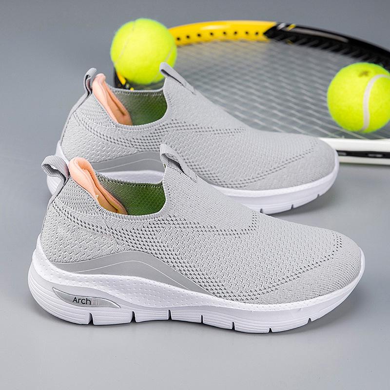 Дышащая нескользящая обувь для ходьбы для мужчин и женщин на весну и осень — идеально подходит для активных людей среднего и пожилого возраста