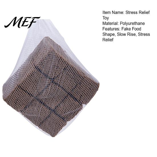 Cheese Stress Balls Squeeze Toy with Mesh Bag, Relief Sensory Toy, Relaxation Aid Slow Rising Fake Food for Focus & Toys