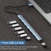 USB 3.0 Хаб, Высокоскоростная передача данных, Plug and Play, Компактный дизайн, Простое подключение, USB Многопортовый адаптер