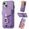 Кожаный чехол-кошелек с магнитным держателем-кольцом для IPhone 14 Pro Max 15 13 12 11 X XS XR 7 8 Plus SE2026 Вертикальный слот для карт