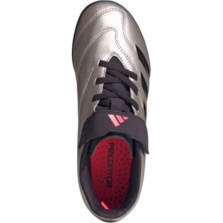 Adidas Predator CLUB Abrasion Resistant Low top Kids' Soccer Shoes Silver Kids' IF6422