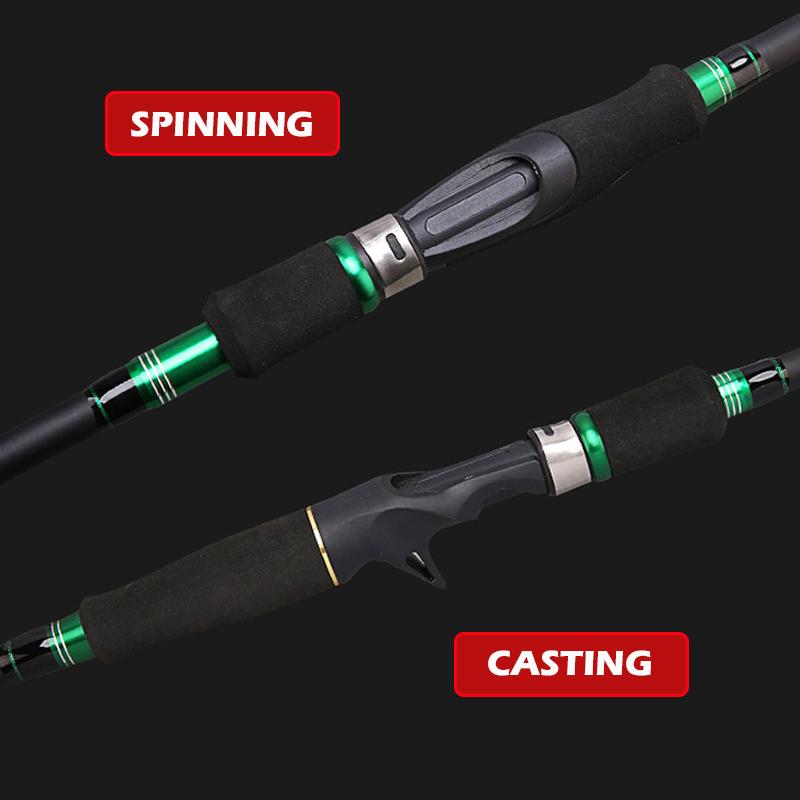 Новая вращающаяся удочка, сверхлегкая портативная телескопическая удочка из углеродного волокна, форель, карп, 1,8 м, 2,1 м, 2,4 м, 2,7 м, подходит для лета