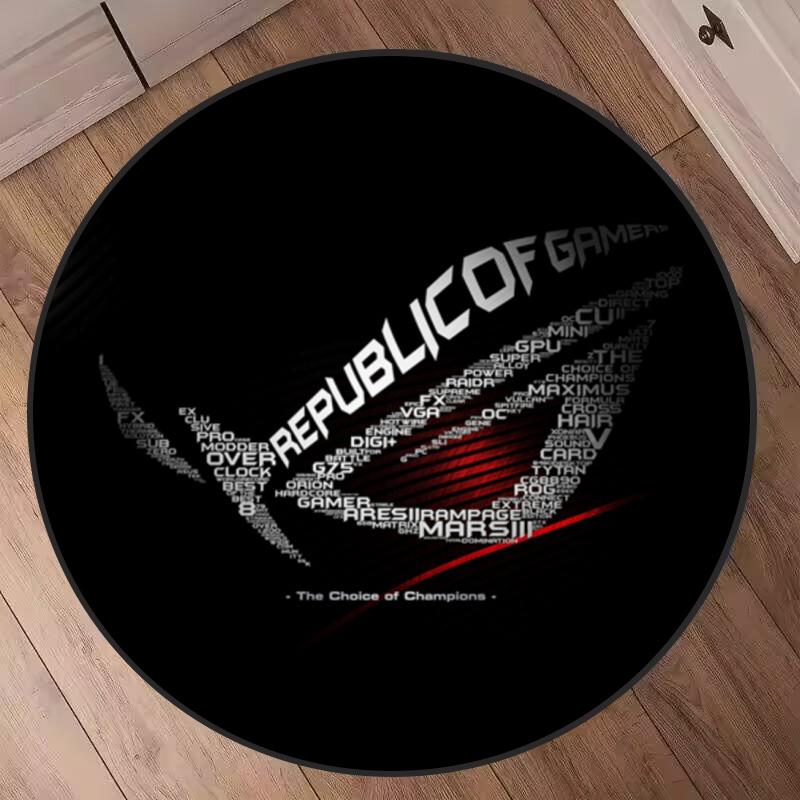 Прочный игровой коврик для пола в стиле ROG для офиса и использования с креслом Ковер дизайна Pashia Мягкий ковер Идеально подходит для энтузиастов игр