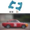 2 Pieces C Hub Caster Blocks 1/10 Scale Gift Aluminum Alloy RC Crawler Parts Upgrade for