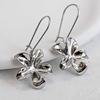 2PC Women's Fashion Design Flower Earrings Zircon Accessories Suitable for Date, Party, Festival Gifts