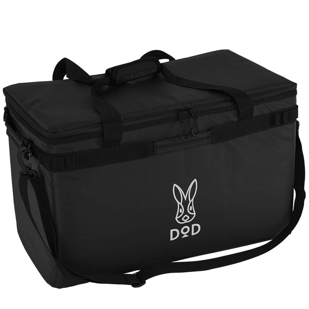 Dod Soft Kurazou 46L Family Size Extra Thick Insulation Shoulder Belt Included Soft Cooler Bag Black (46) CL5-789-BK