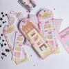 Cute 4 Grid Card Holder Korea Idol Mini Card Storage Pendant Pvc Photocard Holder Transparent Card Case Bookmark Holder