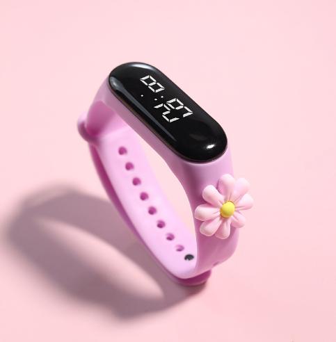 DIY doll watch; Customized silicone strap wristband electronic watch; doll style electronic watch.
