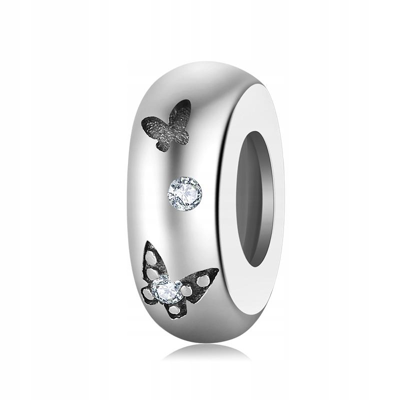 Charms Do Pandora Stoper Motylki Srebro S925 Moda Trusky