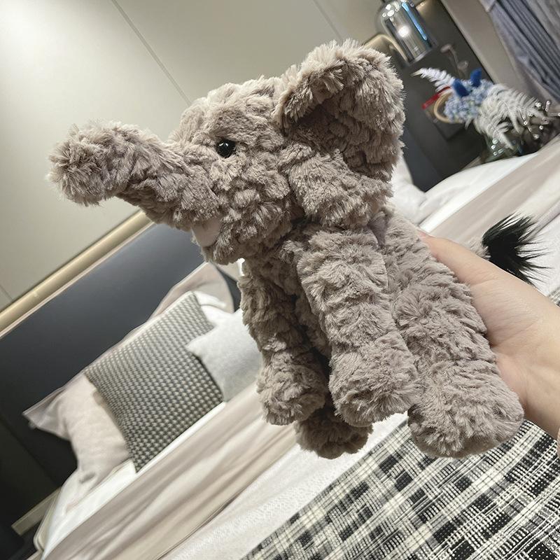 Плюшевый слон бархатный скандинавский кукла зоопарка