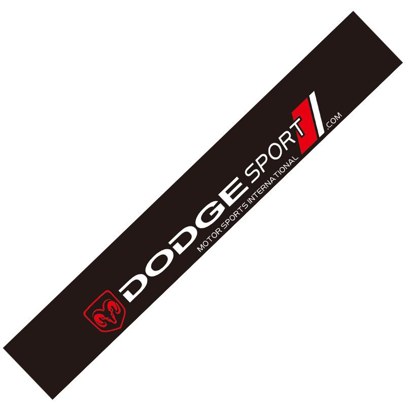 Car Sunshade Stickers Auto Front Windshield Decorative Decals For Dodge Challenger Charger Journey Ram Durango SRT Dart Journey U222