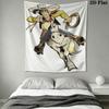Lucky Luke History Wall Tapestry Aesthetic Wall Hanging Printed Fabric Blanket Decorative Tapestries for Bedroom Living Room Home Decor