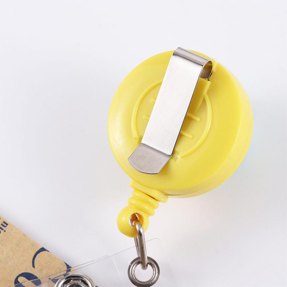 Bus Card ID Badge Holder Clip Credit Card Holder Clip Retractable Badge Reel ID Name Holder