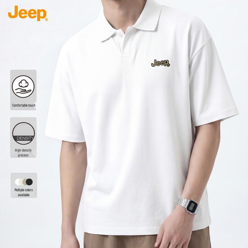 Jeep Мужская летняя футболка-поло с эффектом прохлады