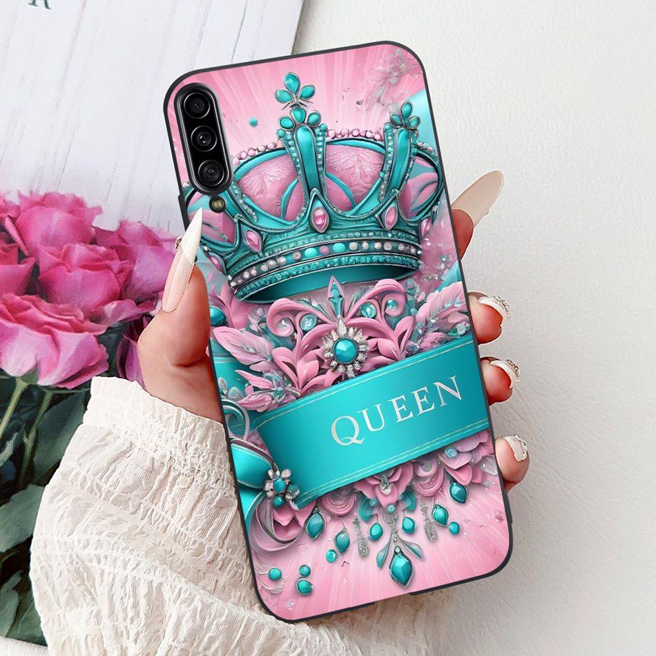 Чехол для телефона Samsung Galaxy A90 5G Чехол для Samsung A90 5G SM-A908B Элегантный Цветочный Кот Раскрашенный Черный Силиконовый Мягкий ТПУ Чехлы