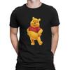 Men Cute Cartoon T Shirt Disney Winnie The Pooh 100% Cotton Clothing Leisure Short Sleeve Round Neck Tee Shirt New Arrival#Color
