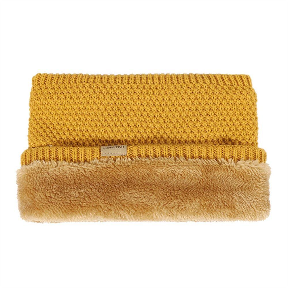 Сохраняющий тепло шарф-труба вязаный лыжный шарф повседневная маска для лица для улицы