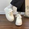 2025 весна новые маленькие белые туфли женские оригинальный дизайн платформа повседневные кеды универсальные шикарные спортивные женские туфли