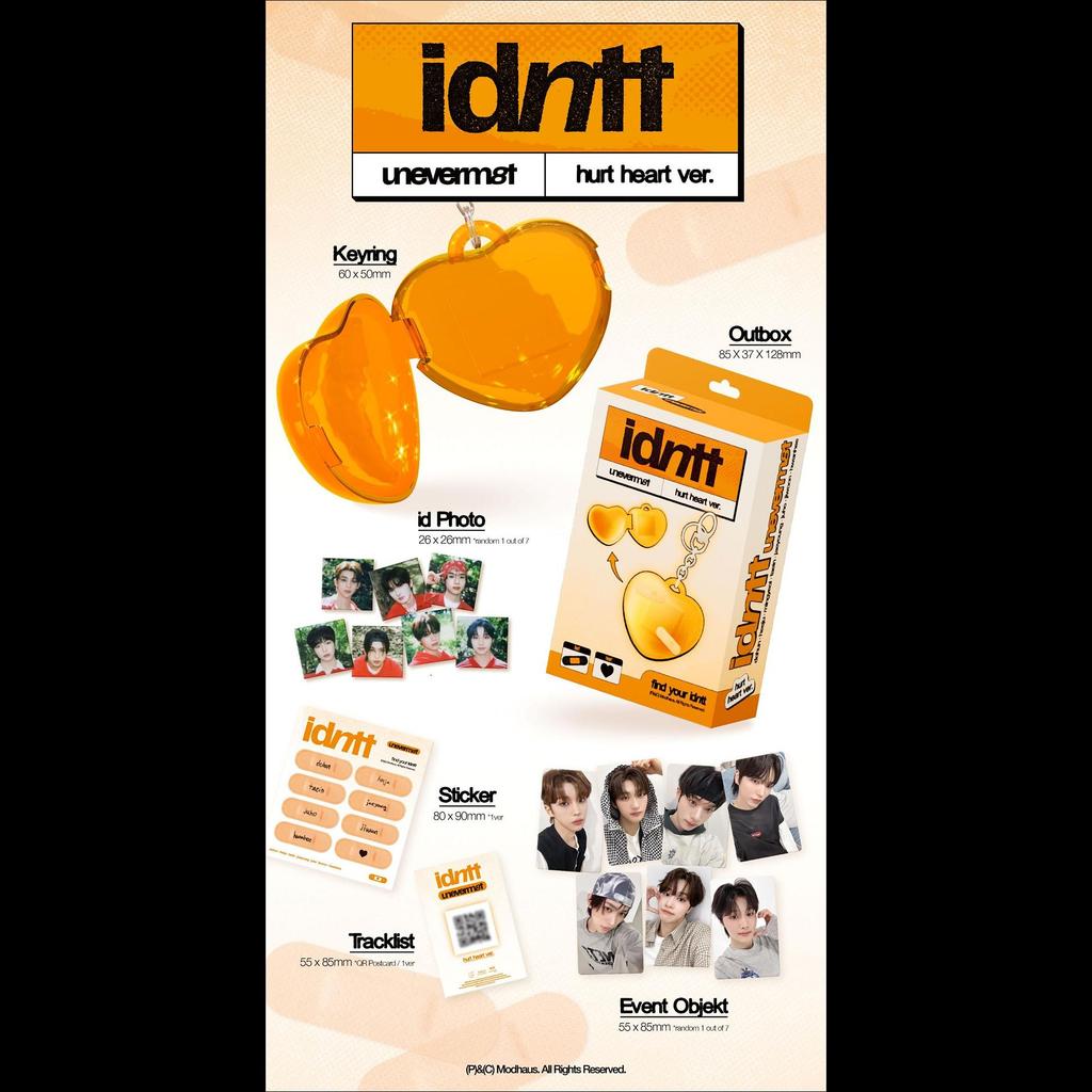 Idntt <unevermet> болит сердце вер. Альбом