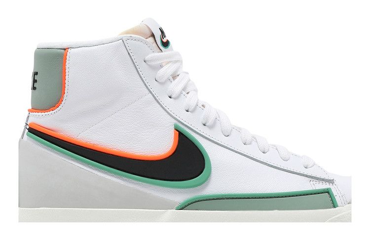 Men's Sneakers Nike Blazer Mid 77 Infinite White Roma Green White/Black/Jade Smoke/Roma Green