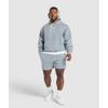 Gymshark Heavyweight Rib Hoodie Denim Grey A1b5n Uc32