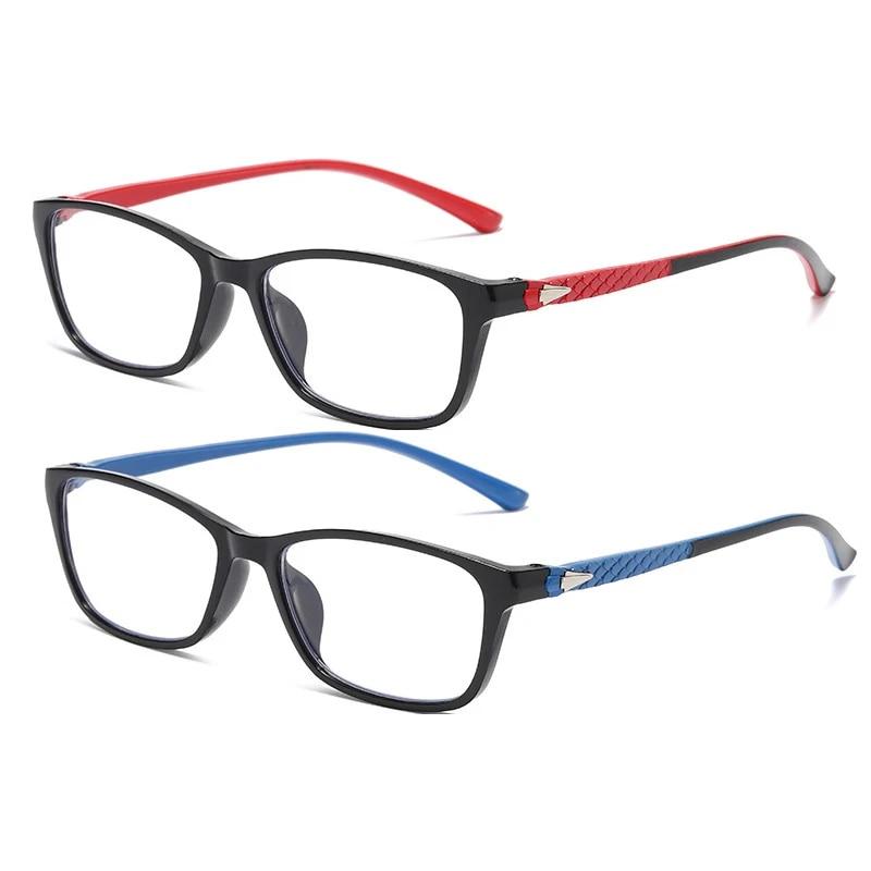 Сверхлегкие очки для чтения с защитой от синего света, полнокадровые очки высокой четкости для бизнеса, очки для пресбиопии, унисекс, диоптрии от +1,0 до +4,0